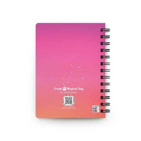 Joyful Vibes Only Sunset Spiral Bound Journal